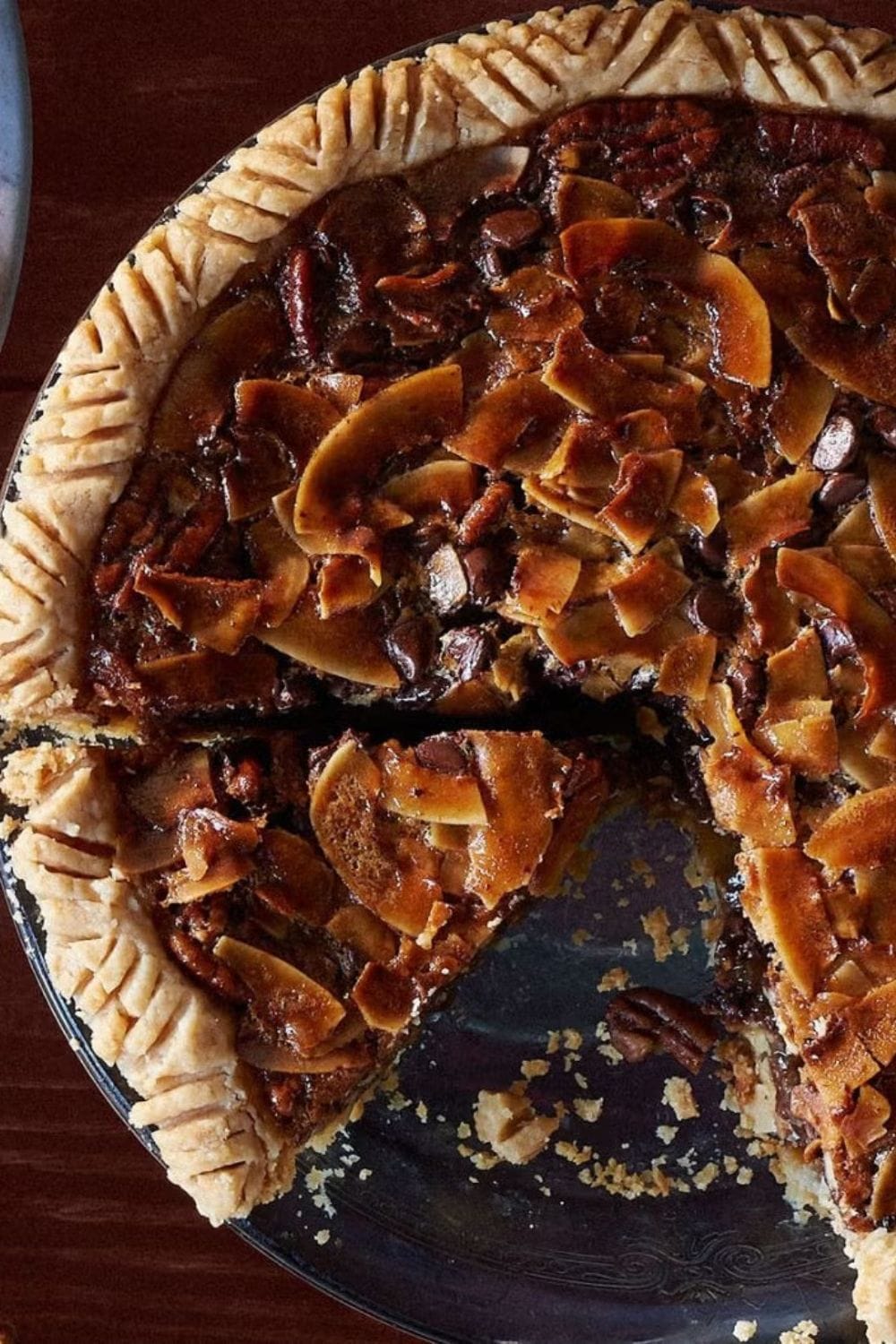 Chocolate-Coconut-Pecan Pie