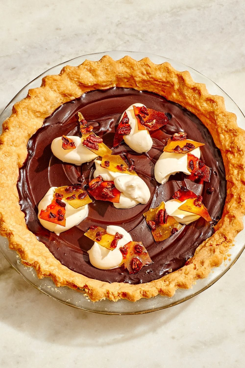 Chocolate Pie With Press-In Crust