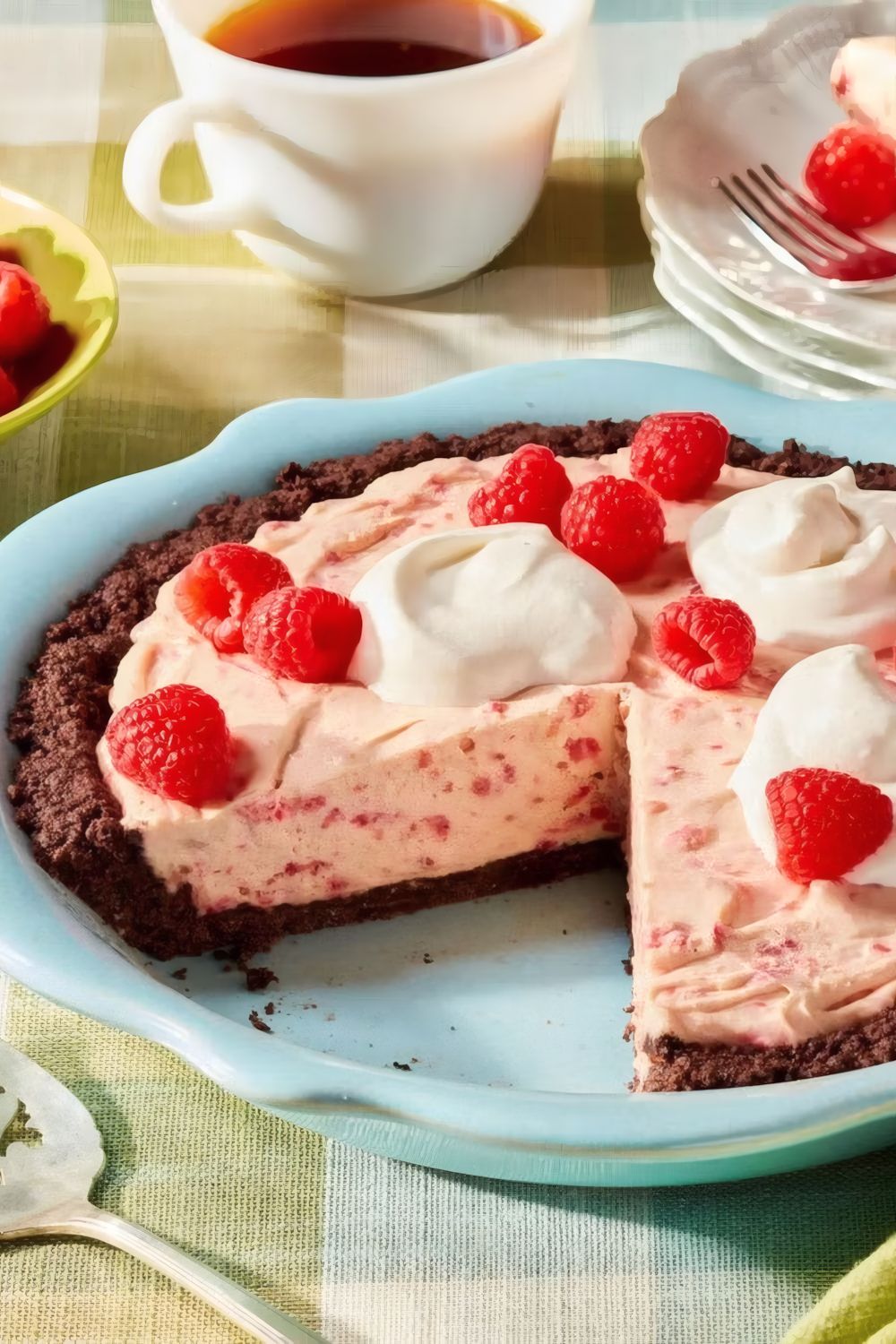 Raspberry Cream Pie